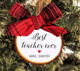 Christmas Gift for Teacher Ornament