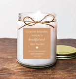 Personalized Memorial Gift Candle