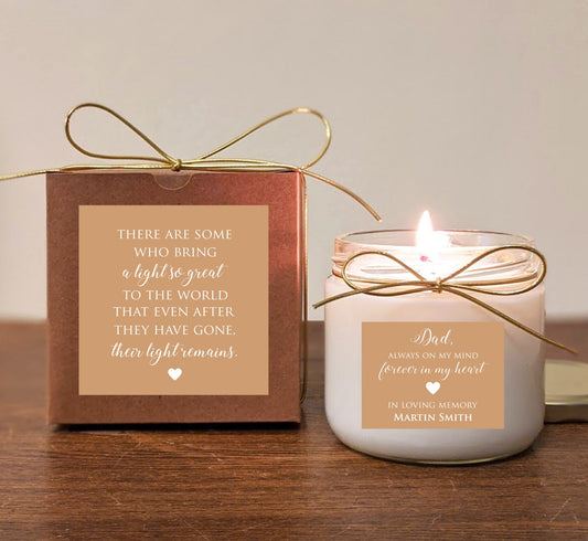Personalized Memorial Candle 12oz