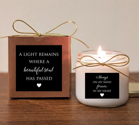 Loss of Loved One Gift Memorial Gift Candle 12oz