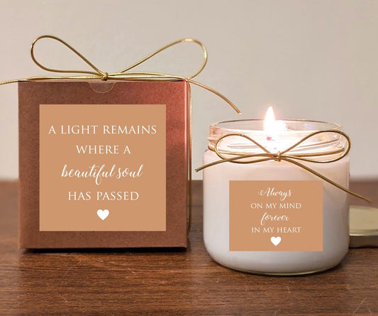 Memorial Gift Vanilla Candle 12oz