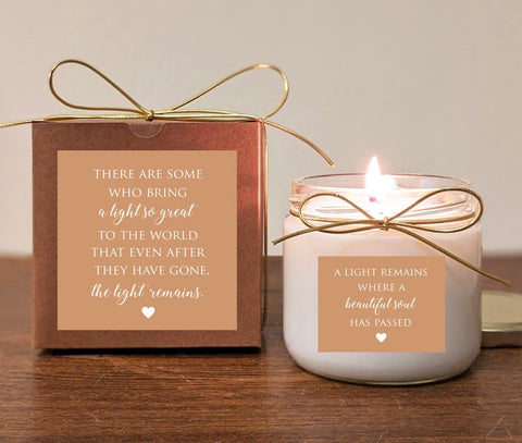 Loss of Loved One Gift Vanilla Candle 12oz
