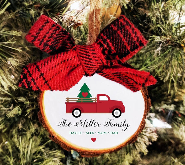 Personalized Family Christmas Ornament With Names